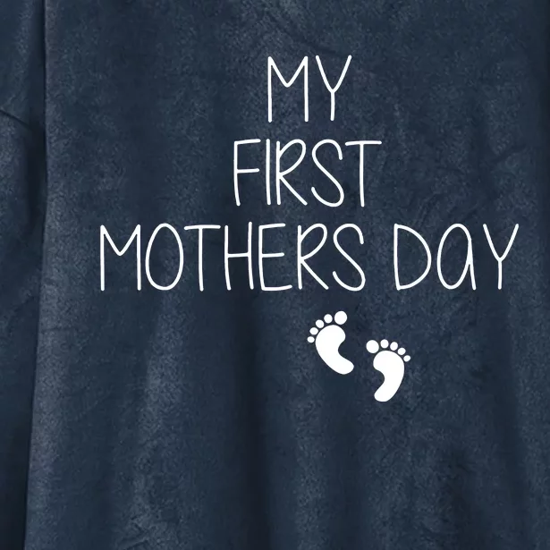 My First Mothers Day Hooded Wearable Blanket