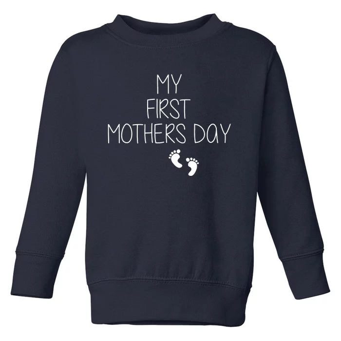 My First Mothers Day Toddler Sweatshirt