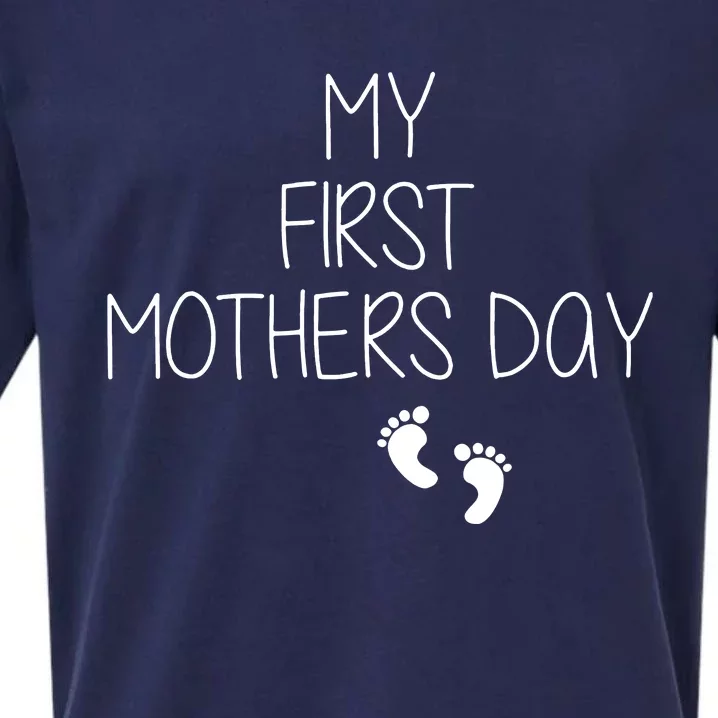 My First Mothers Day Sueded Cloud Jersey T-Shirt