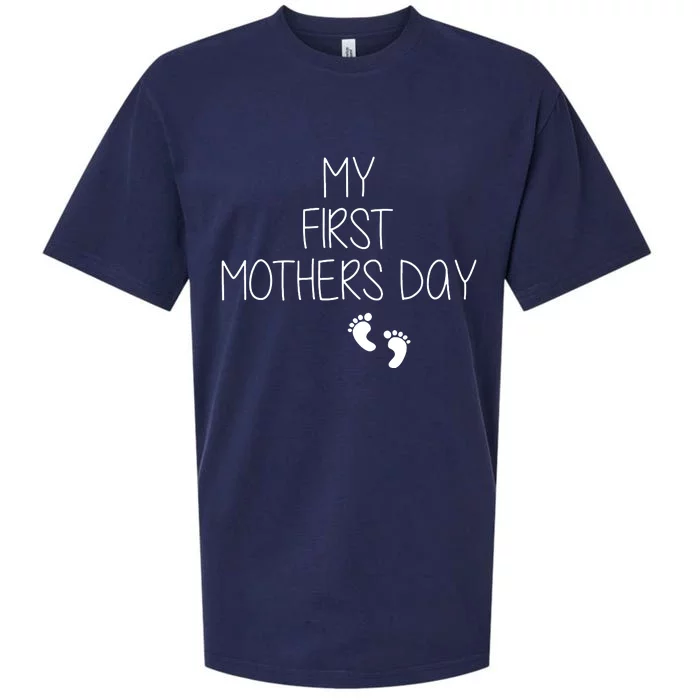 My First Mothers Day Sueded Cloud Jersey T-Shirt