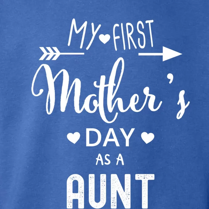 My First Mother's Day As A Aunt Mom To Be Sister's Mom Gift Toddler Hoodie