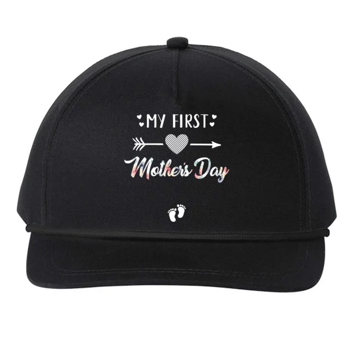 My First Mother's Day Pregnancy Announcet Soon To Be Mom Gift Snapback Five-Panel Rope Hat