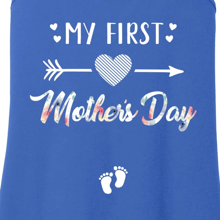 My First Mother's Day Pregnancy Announcet Soon To Be Mom Gift Ladies Essential Tank