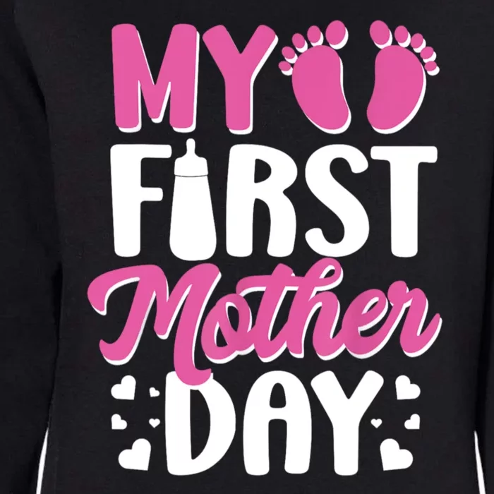 My First Mothers Day Womens California Wash Sweatshirt