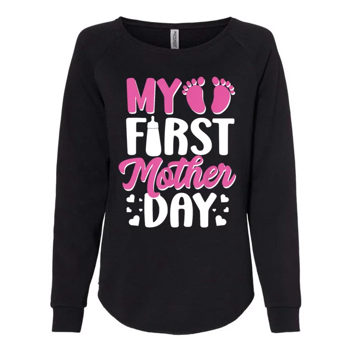 My First Mothers Day Womens California Wash Sweatshirt