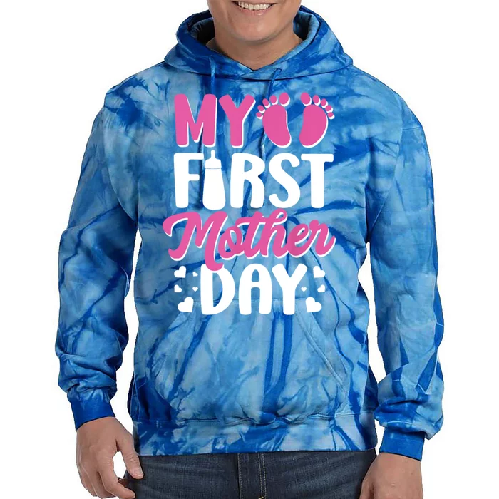 My First Mothers Day Tie Dye Hoodie