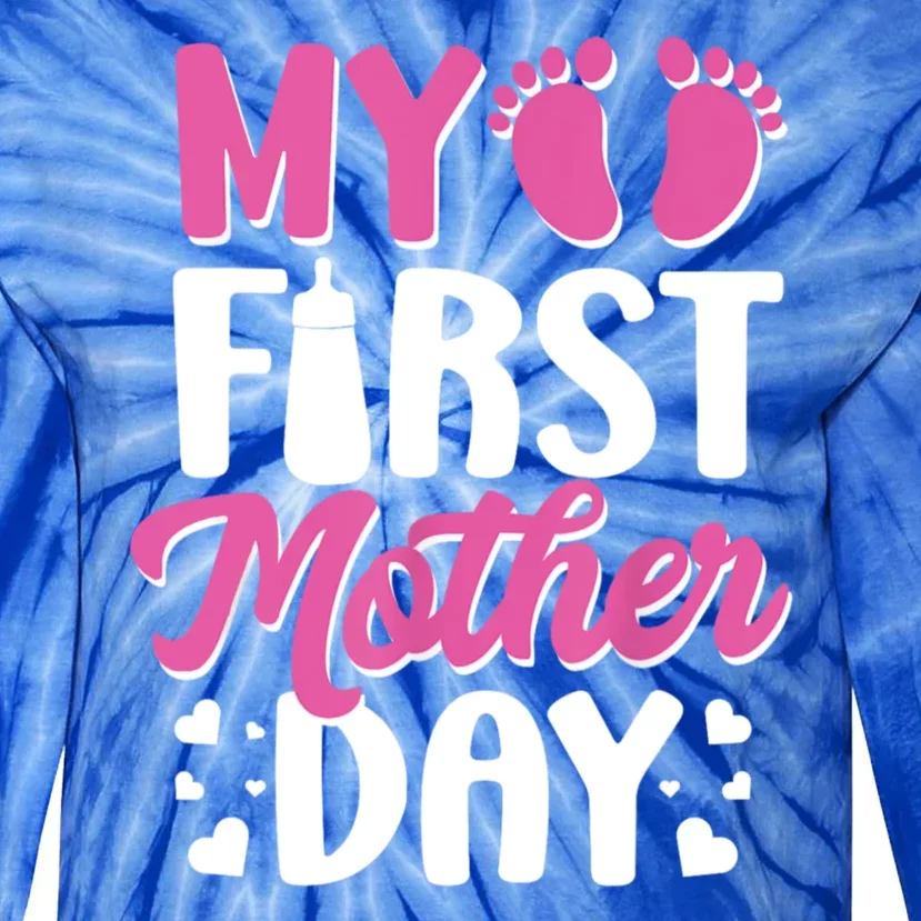 My First Mothers Day Tie-Dye Long Sleeve Shirt