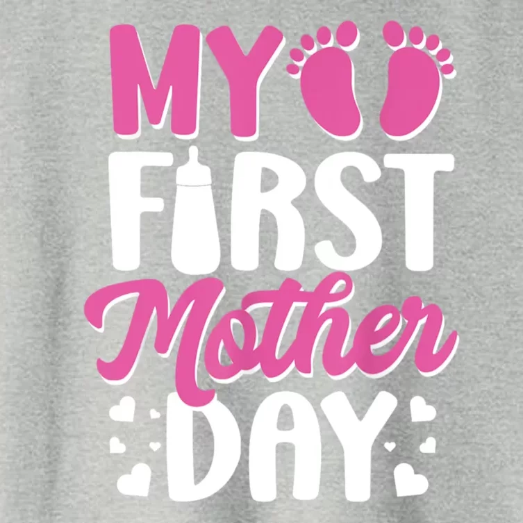 My First Mothers Day Women's Crop Top Tee