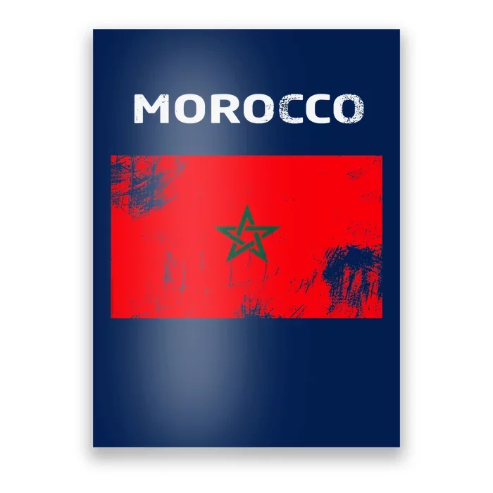 Morocco Flag Poster