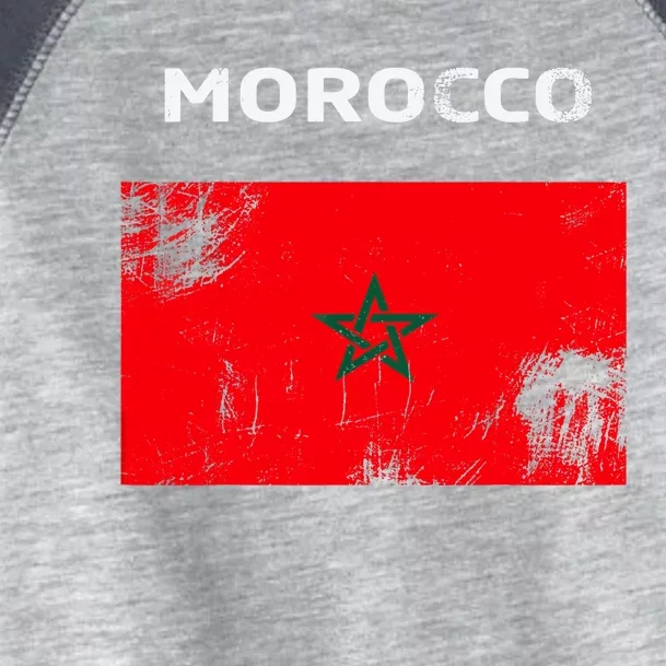 Morocco Flag Toddler Fine Jersey T-Shirt