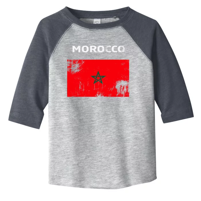 Morocco Flag Toddler Fine Jersey T-Shirt