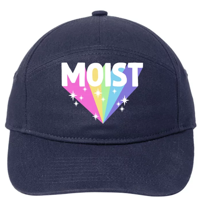 Moist Funny Meme Offensive Weird Cool Hilarious Humorous 7-Panel Snapback Hat