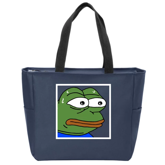 Monkah Frog Zip Tote Bag