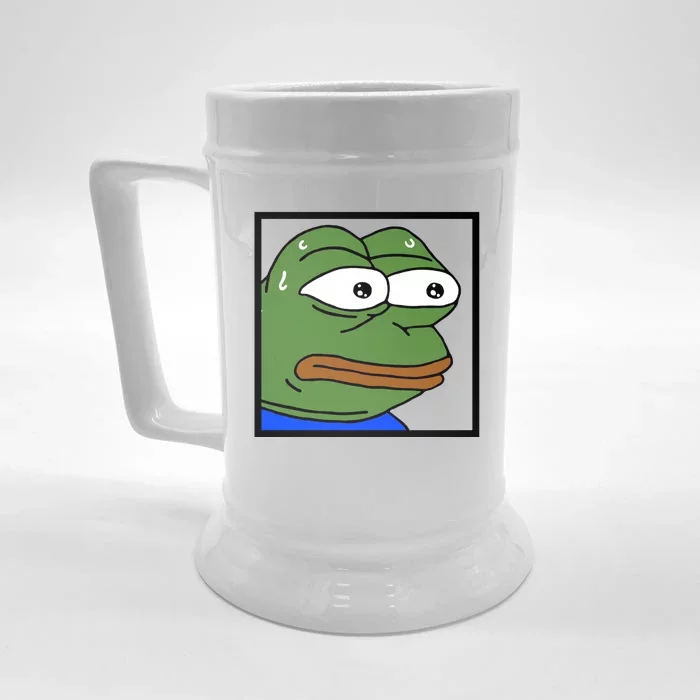 Monkah Frog Front & Back Beer Stein