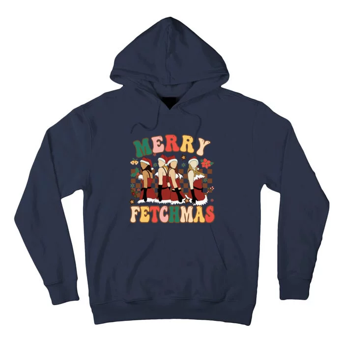 Merry Fetchmas Mean Christmas Funny Christmas Party Tall Hoodie