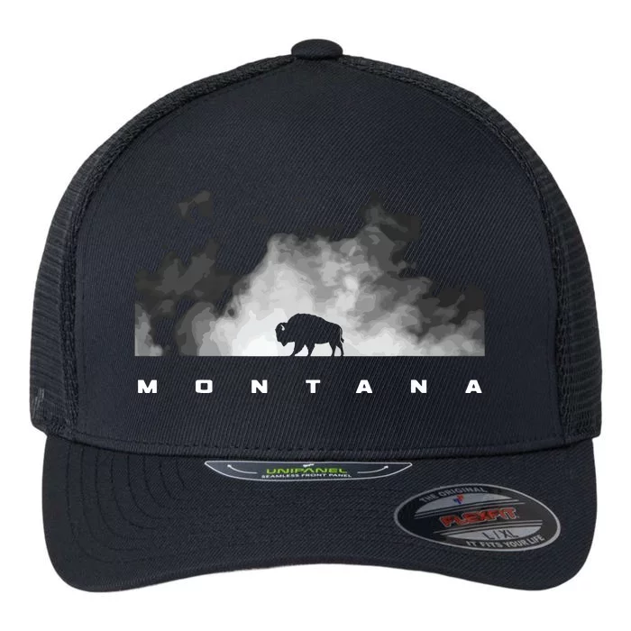 Montana Funny Flexfit Unipanel Trucker Cap