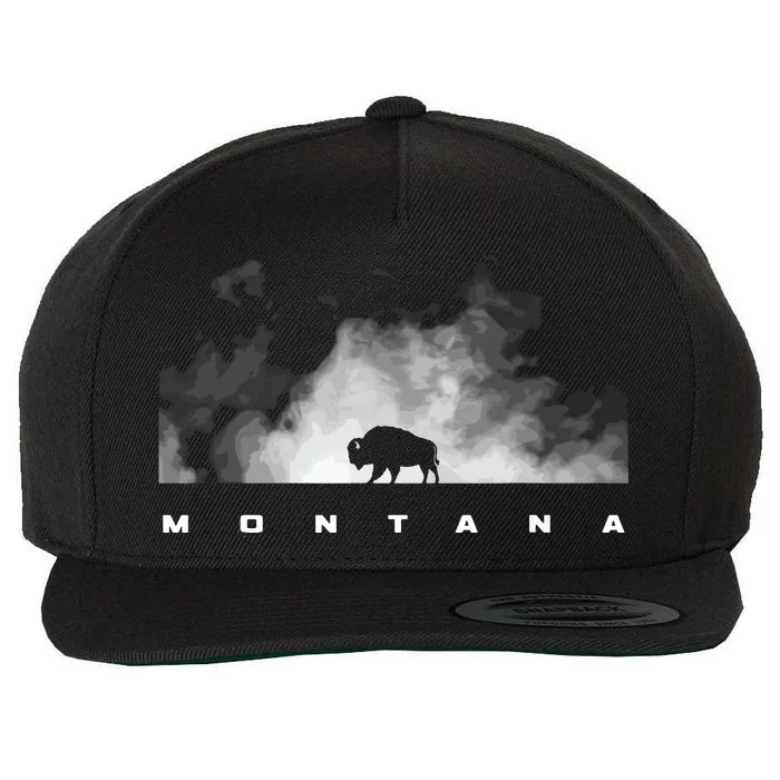 Montana Funny Wool Snapback Cap