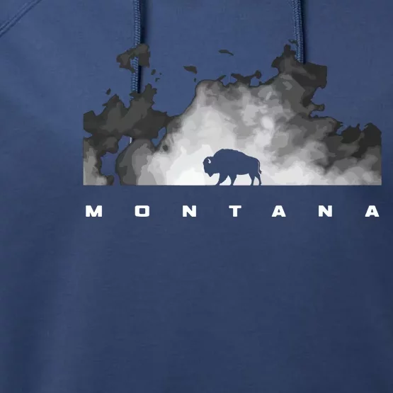 Montana Funny Performance Fleece Hoodie