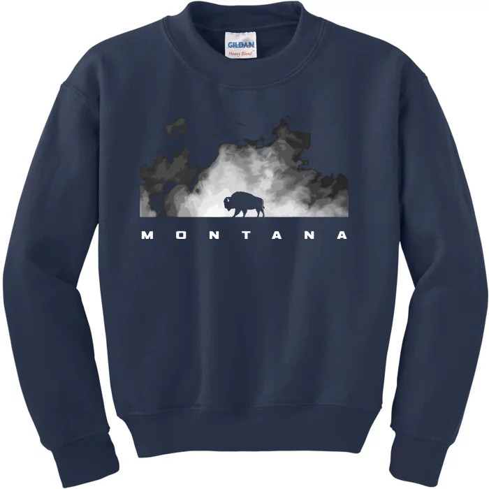 Montana Funny Kids Sweatshirt