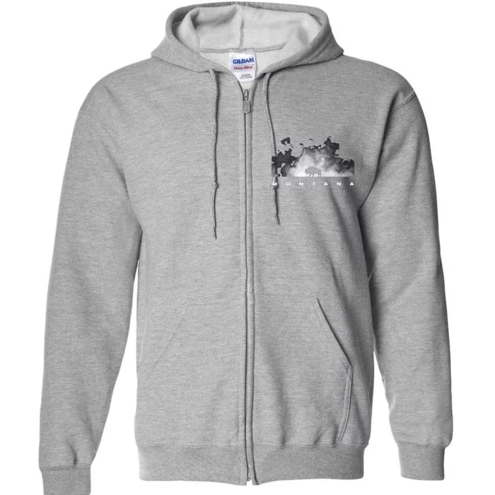 Montana Funny Full Zip Hoodie