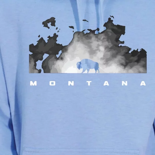 Montana Funny Unisex Surf Hoodie