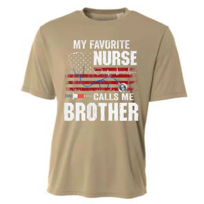 My Favorite Nurse Calls Me Brother Father's Day Cooling Performance Crew T-Shirt