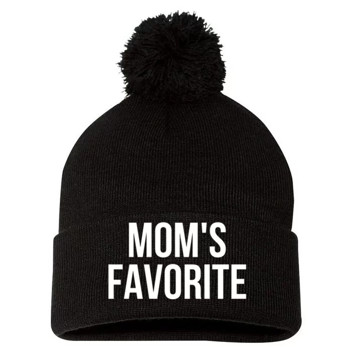 Moms Favorite Not Moms Favorite Pom Pom 12in Knit Beanie