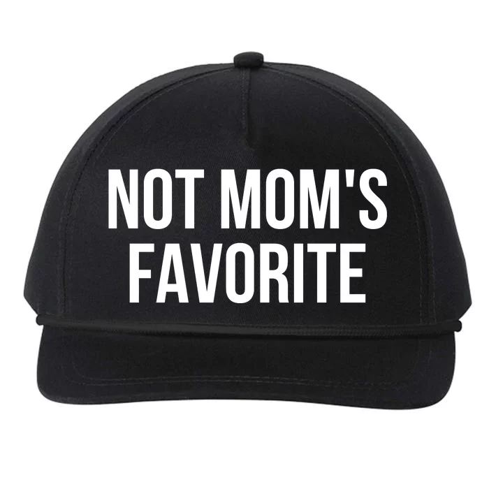 Moms Favorite Not Moms Favorite Snapback Five-Panel Rope Hat