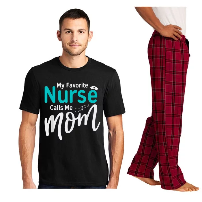 My Favorite Nurse Calls Me Mom Daughter Is A Nurse Pajama Set