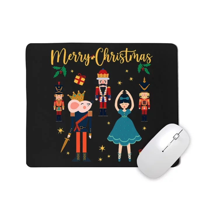 Matching Family Nutcracker Ballet Pajama Christmas Clara Mousepad