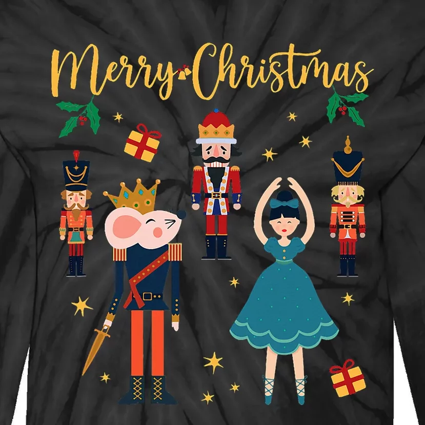 Matching Family Nutcracker Ballet Pajama Christmas Clara Tie-Dye Long Sleeve Shirt