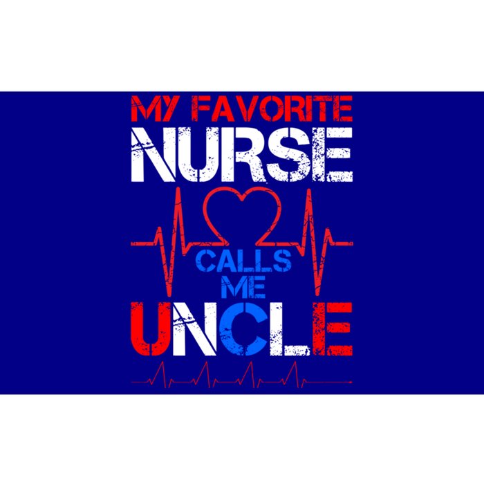 My Favorite Nurse Calls Me Uncle Cool Vintage Nurse Uncle Gift Bumper Sticker