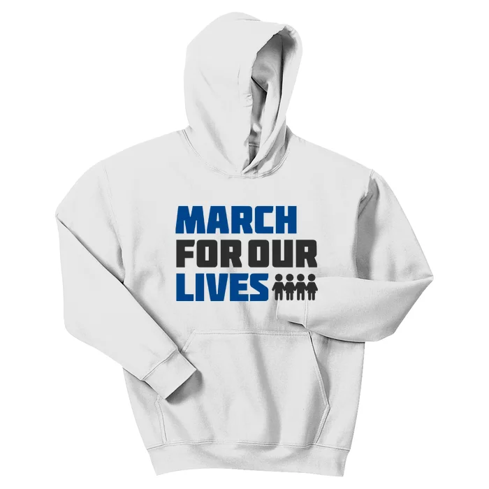 March For Our Lives Stop Guns Gun Control Vintage Kids Hoodie