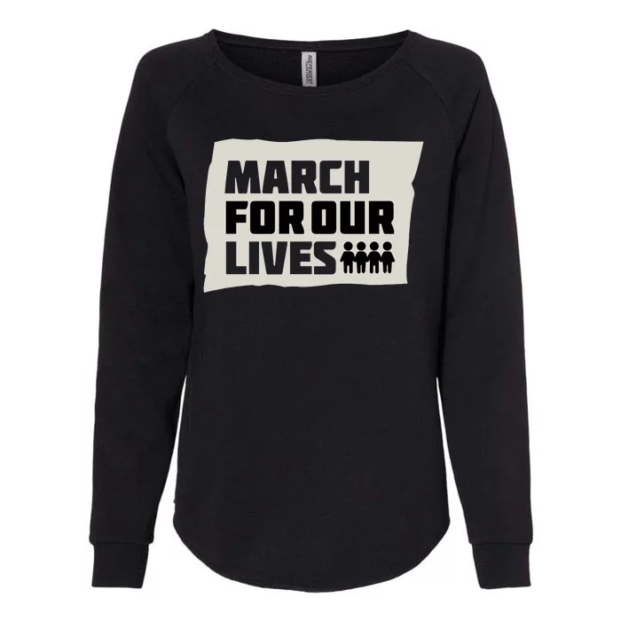 March For Our Lives Womens California Wash Sweatshirt