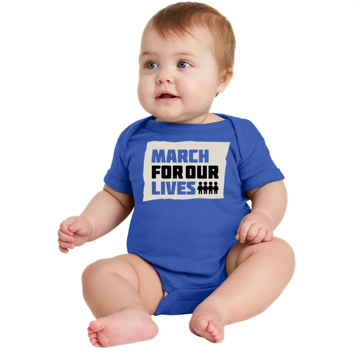 March For Our Lives Baby Bodysuit