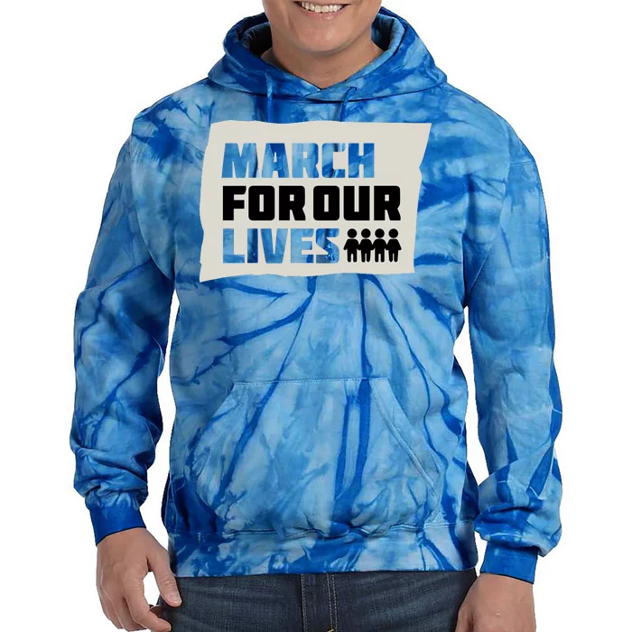 March For Our Lives Tie Dye Hoodie