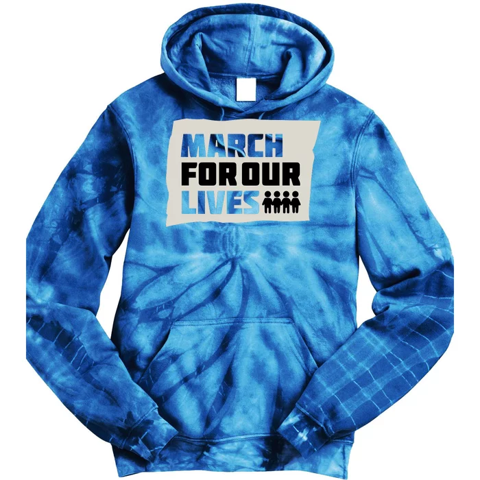 March For Our Lives Tie Dye Hoodie