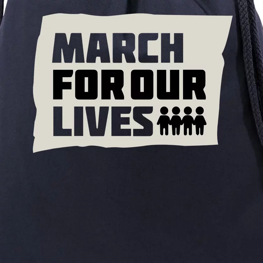 March For Our Lives Drawstring Bag