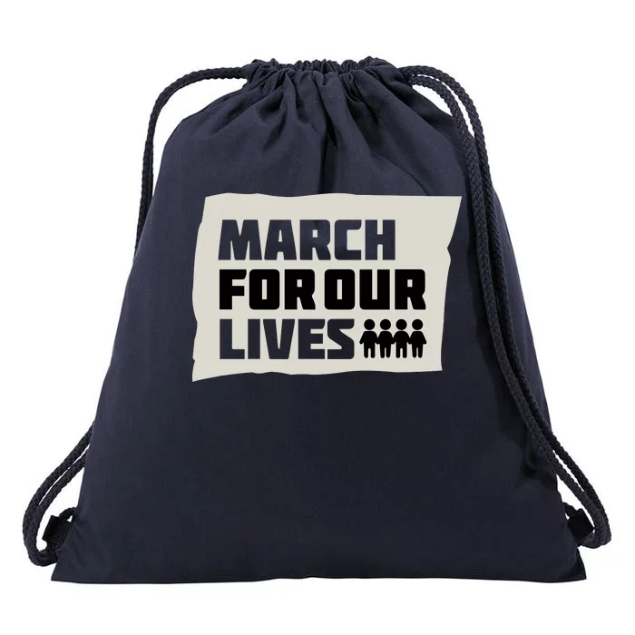 March For Our Lives Drawstring Bag