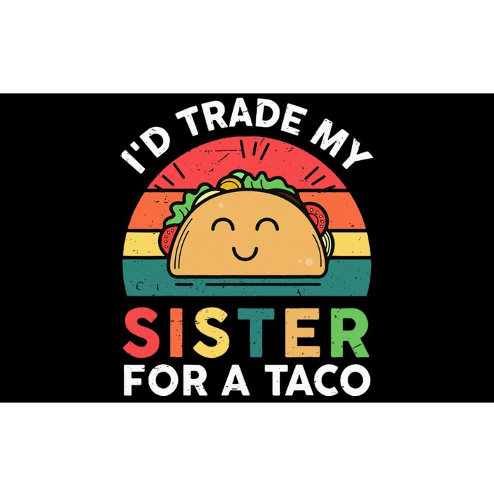 Mexican Fiesta Outfit Funny Taco Tuesday Little Sister Bumper Sticker