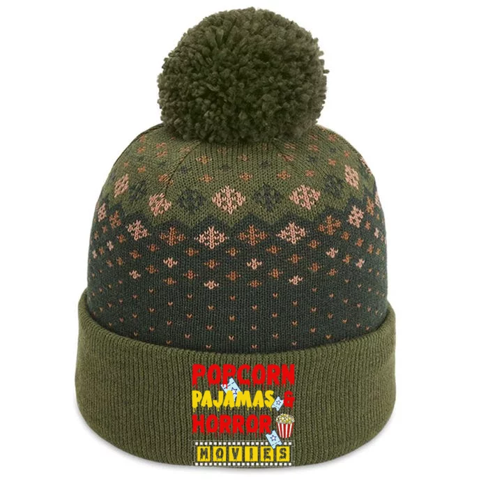 Movie Fan Popcorn Lover The Baniff Cuffed Pom Beanie