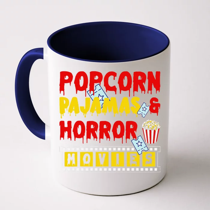 Movie Fan Popcorn Lover Front & Back Coffee Mug