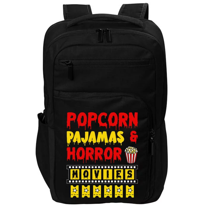 Movie Fan Popcorn Lover Impact Tech Backpack