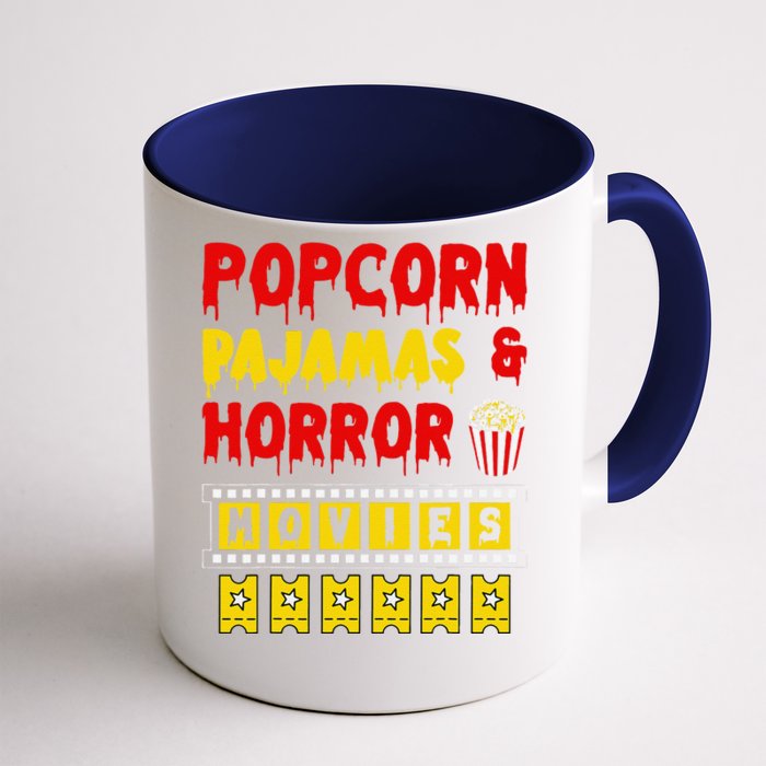 Movie Fan Popcorn Lover Front & Back Coffee Mug