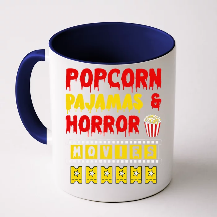 Movie Fan Popcorn Lover Front & Back Coffee Mug