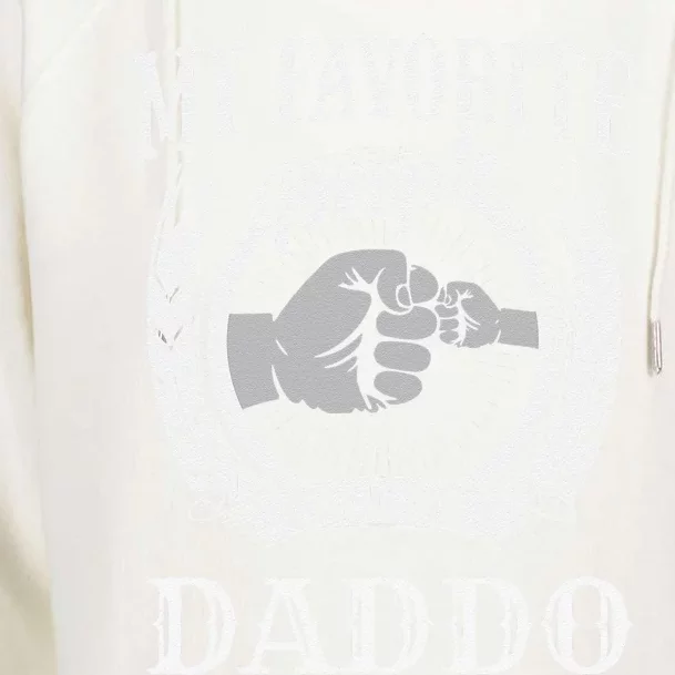 My Favorite People Call Me Daddo Fist Bump Special Grandpa Womens Funnel Neck Pullover Hood