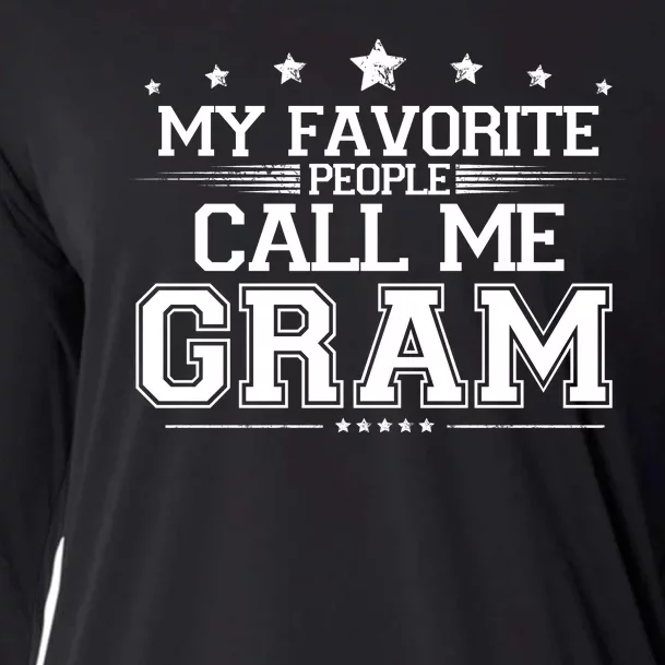 My Favorite People Call Me Gram Cooling Performance Long Sleeve Crew