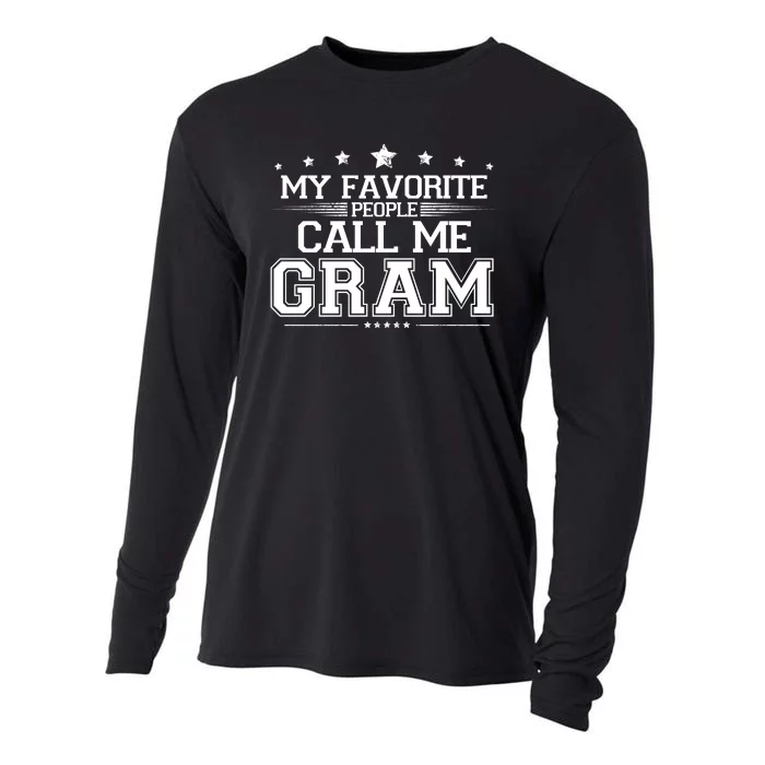 My Favorite People Call Me Gram Cooling Performance Long Sleeve Crew