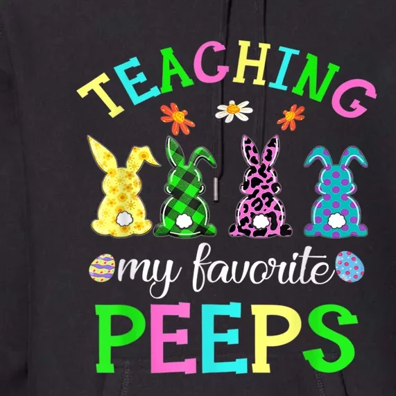 My Favorite Peep Call Me Teacher Happy Easter Day Shirt Premium Hoodie