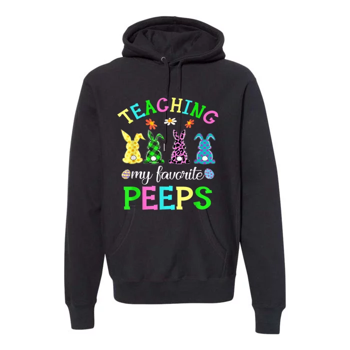 My Favorite Peep Call Me Teacher Happy Easter Day Shirt Premium Hoodie